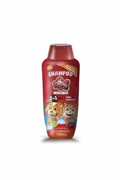 CATDOG SHAMPOO MORANGO 2 EM 1 700ml