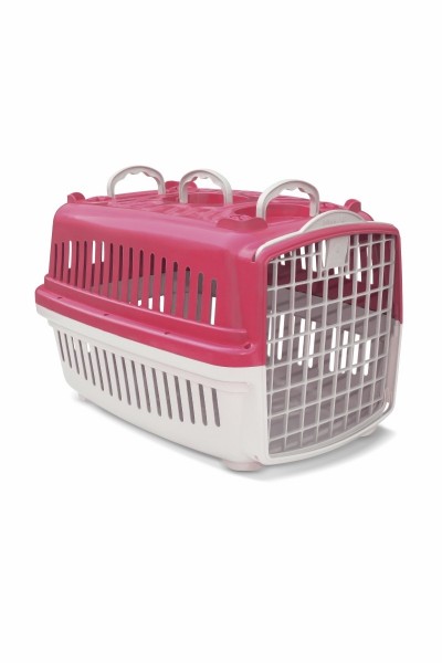 CAIXA DE TRANSPORTE PATA FORTE (BBB PET) ROSA N 4 - 62x45x39cm