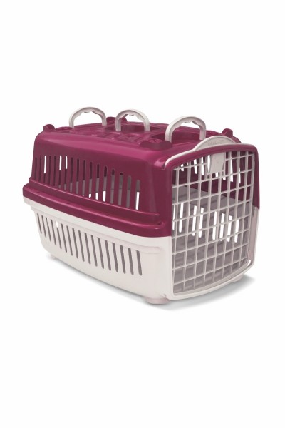 CAIXA DE TRANSPORTE PATA FORTE (BBB PET) VINHO N 4 - 62x45x39cm